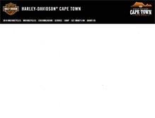 Tablet Screenshot of harley-davidson-capetown.com